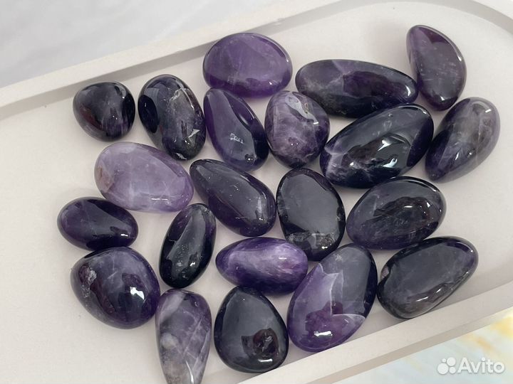 Аметист Уругвай галтовка