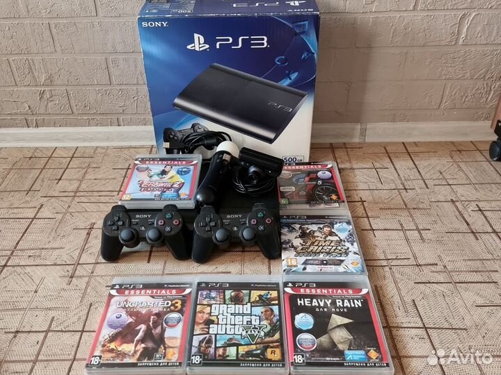 Sony ps3 super slim 500Gb