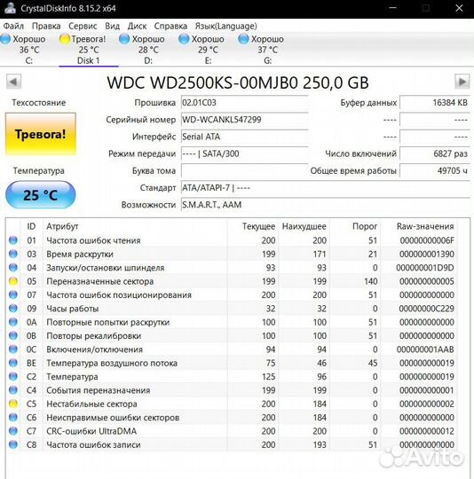 5 Жестких дисков с проблемами