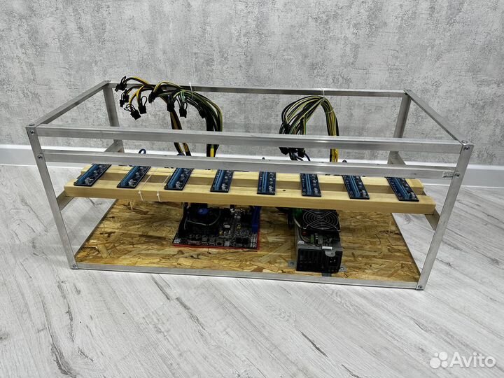 Основа (тушка) для майнинга на серверном блоке