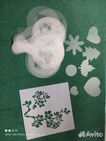 Трафареты для напитков и выпечки