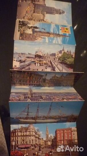 Открытки-гармошки (импортные времен СССР)
