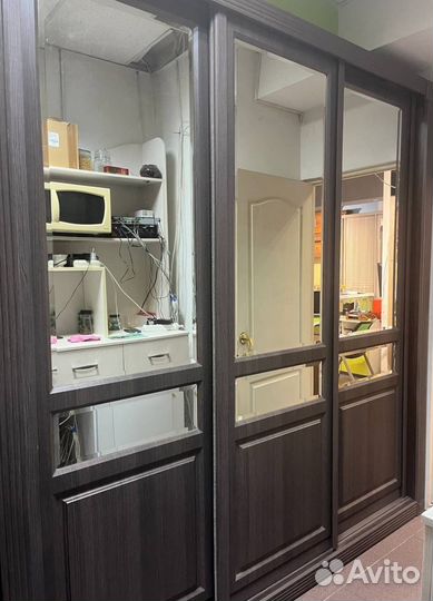 Двери купе с зеркалом