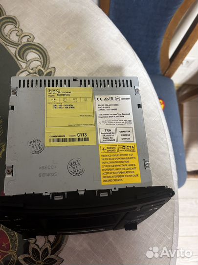 Штатная магнитола hyudai i40