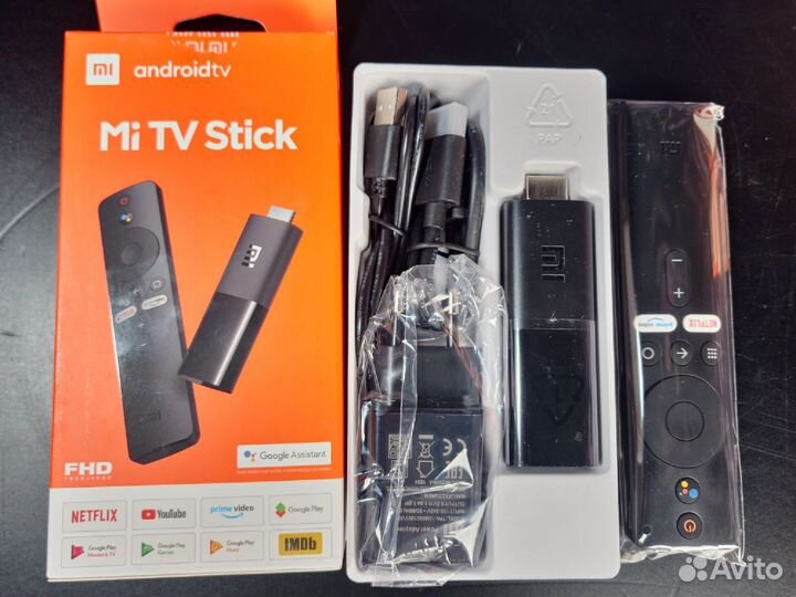 Приставка Xiaomi Mi TV Stick (Black) FHD глобал