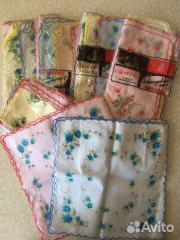 Платки носовые женские