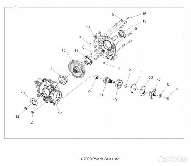 Кольцо уплотнительное Polaris 3234785 32-1815