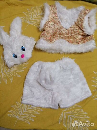 Карнавальный костюм детский медведь, заяц