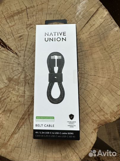 Кабель Native Union Type-C-Type-C 1,2 м, новый