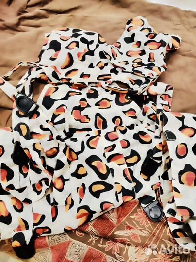 Детский мобильный стульчик тканевый Гусенок