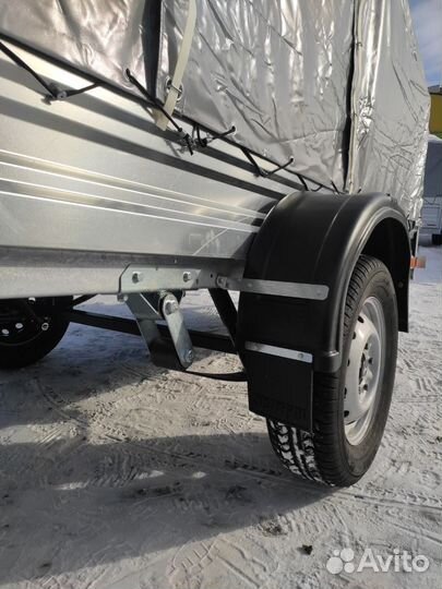 Прицеп Спутник Эксперт 3515/33, R-16 с тентом