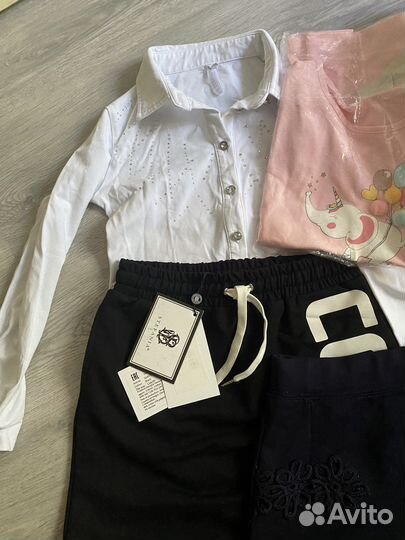 Пакет вещей на девочку рост 128 134
