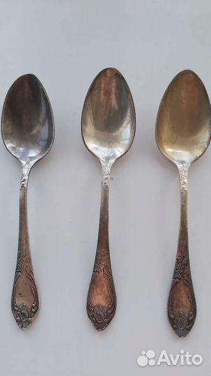 Мельхиоровые столовые ложки СССР