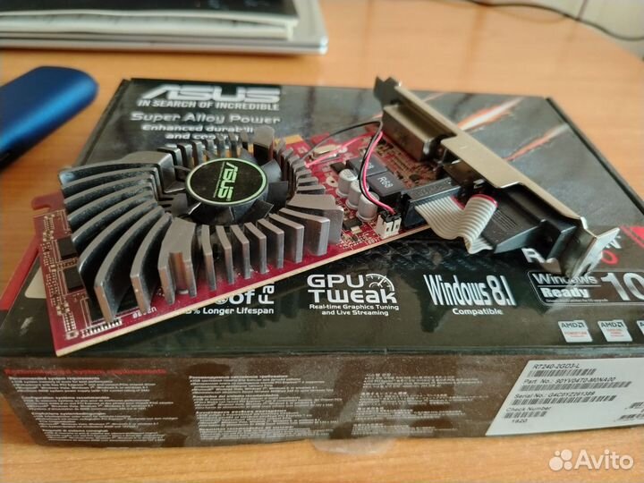 Видеокарта PCI-E Asus AMD Radeon R7