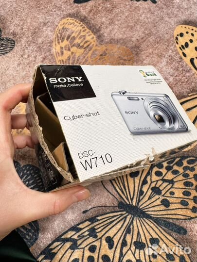 Цифровой фотоаппарат sony cyber shot dsc w710