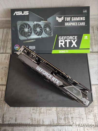 Видеокарта asus TUF 3060 Ti OC 8GB