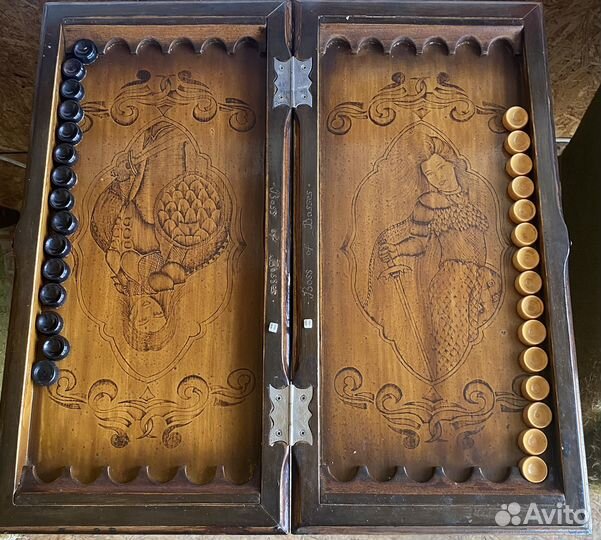 Нарды резные ручной работы