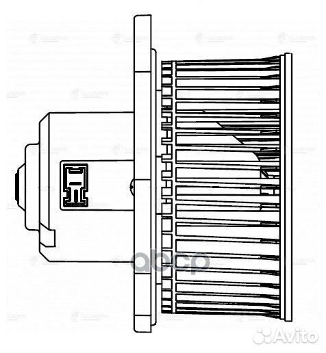 Электровентилятор отопителя LFH1490 luzar