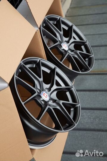 Диски HRE P101 R17 4x100 Графит