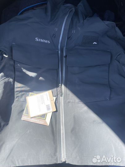 Simms куртка мs guide classic jacket carbon