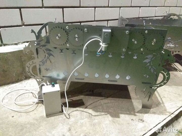 Вертел для шампуров. Устройство