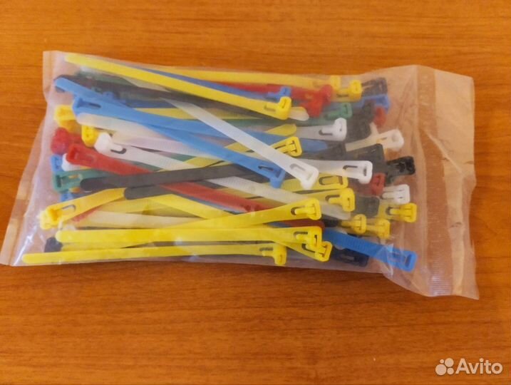 Хомуты-стяжки многоразовые (ok для туризма,120 шт)