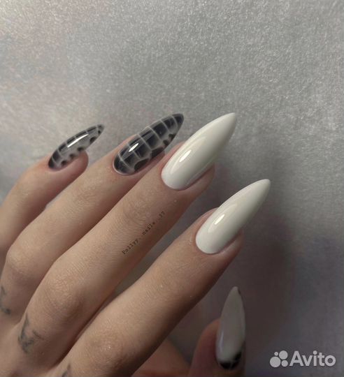 Наращивание ногтей, гель лак