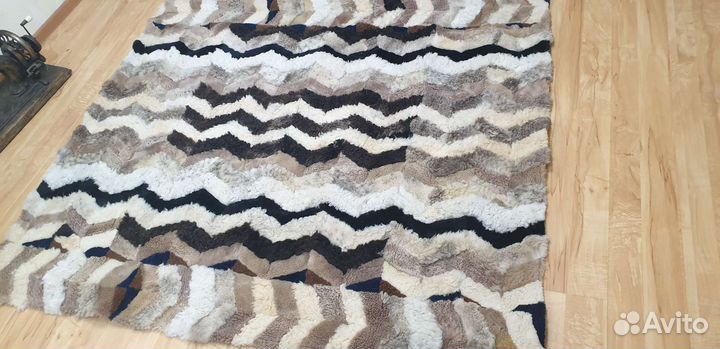 Плед-ковер овчина