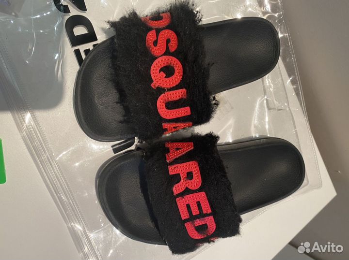 Шлёпки сланцы dsquared