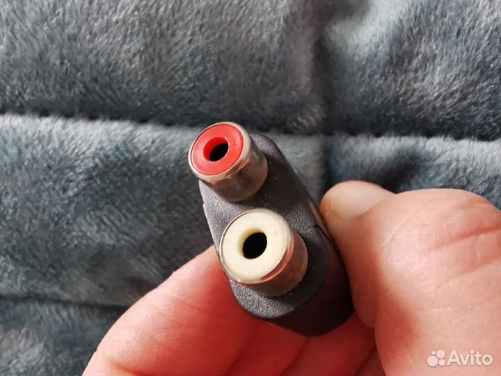 Переходник на кабель 2RCA на mini jack 3.5