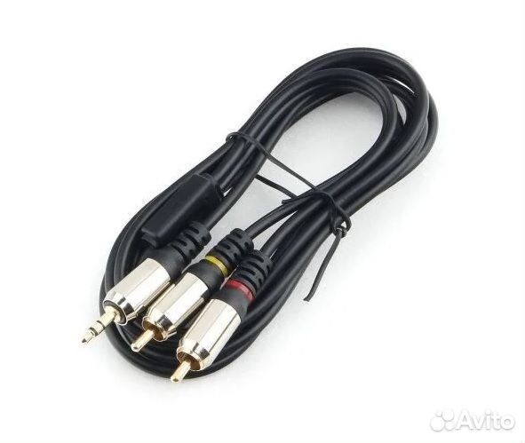 K. 3.5st-2RCA 3.0 m Cablexpert ccab-02-35M2RM-3MB