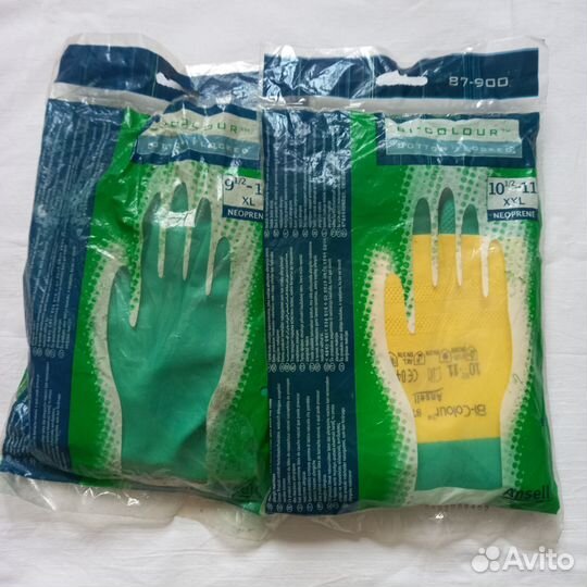 Перчатки резиновые