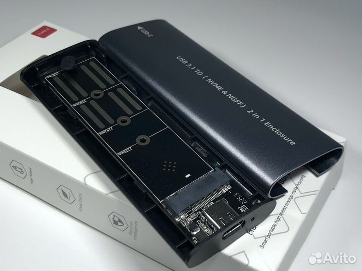 Корпус бокс для SSD M.2 nvme и ngff