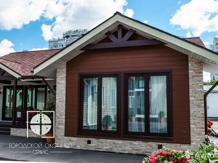 Трехстворчатые окна