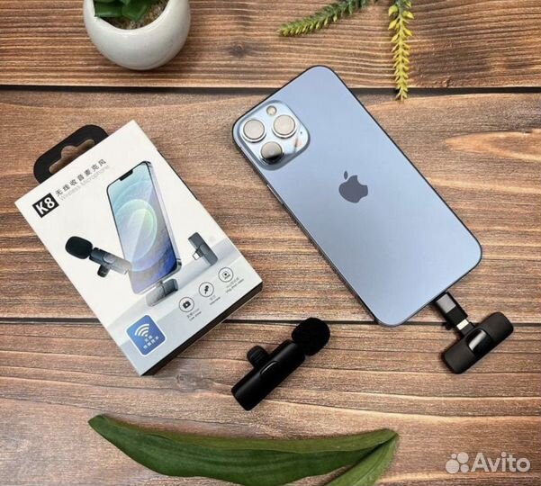 Микрофон петличный Айфон Анроид