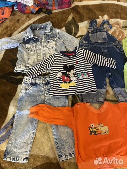 Вещи пакетом на малыша 80-86(1-1,5года)