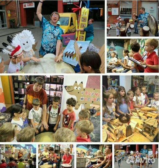 Ударно-шумовой,барабанно-перкуссионый мастер-класс