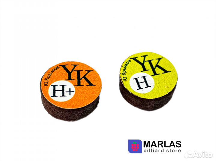 Наклейка для кия Юрий Крымов YK 13 мм M H H+