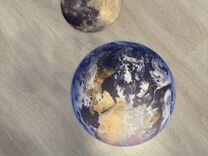 Интерьерные картины луна и земля