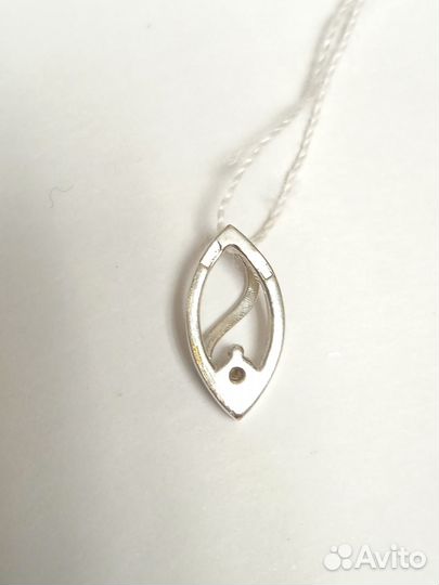 Подвеска с природным камнем Золото