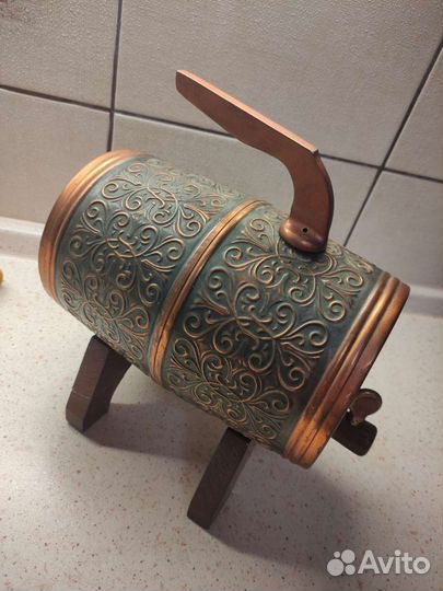 Бочонок для вина медный СССР