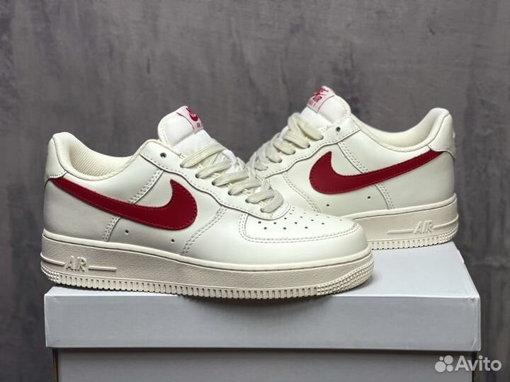 Nike Air Force 1 Low White Gym Red