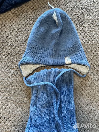 Шапка Дино + снуд