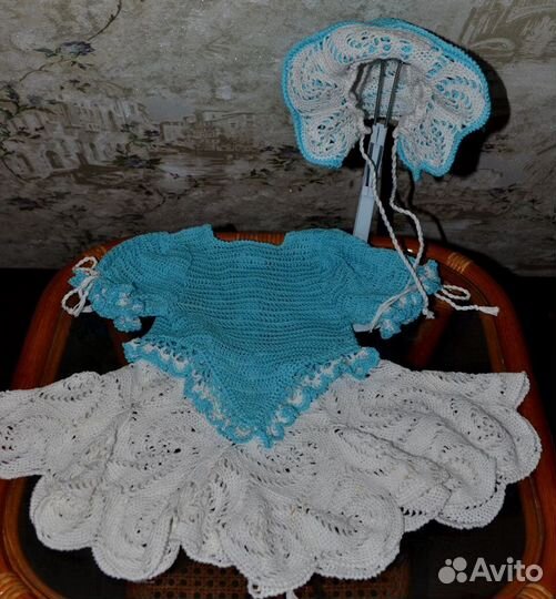 Комплект одежды для куклы вязаный крючком