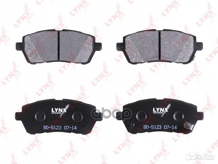 Колодки тормозные дисковые перед BD5123 LYN