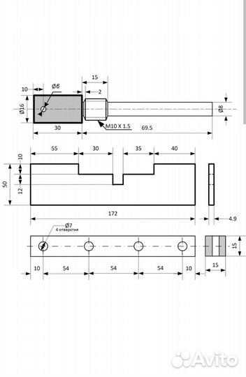 Набор фиксаторов грм renault
