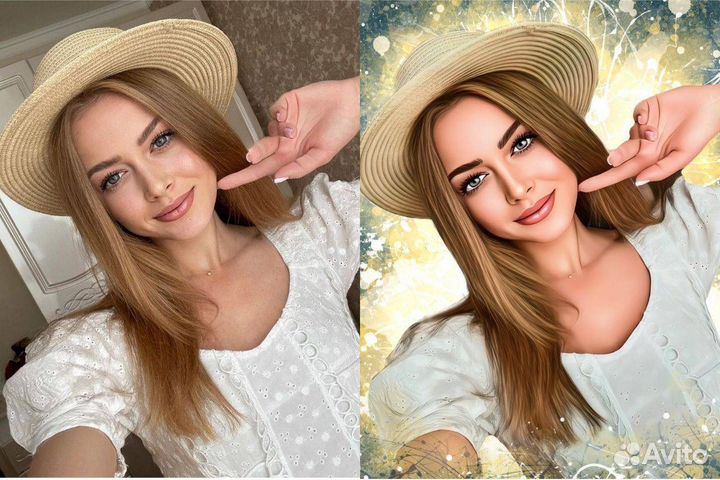 Портрет на холсте по фото