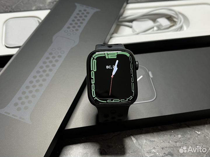 Часы Apple Watch 7 45 mm 98 акб