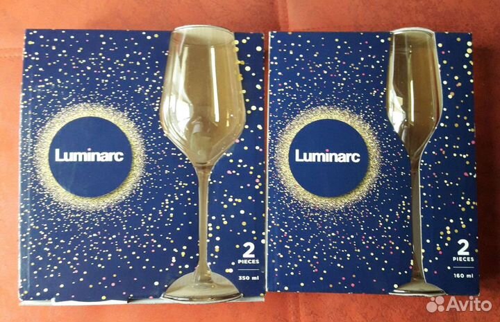 Бокалы для вина 2 пары