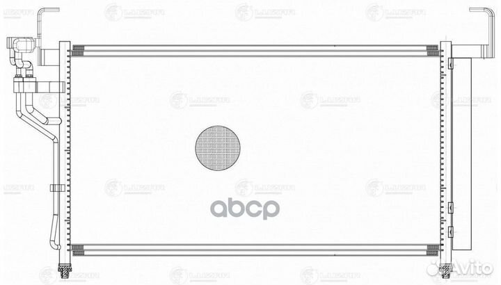 Радиатор кондиц. с ресивером для а/м Hyundai H